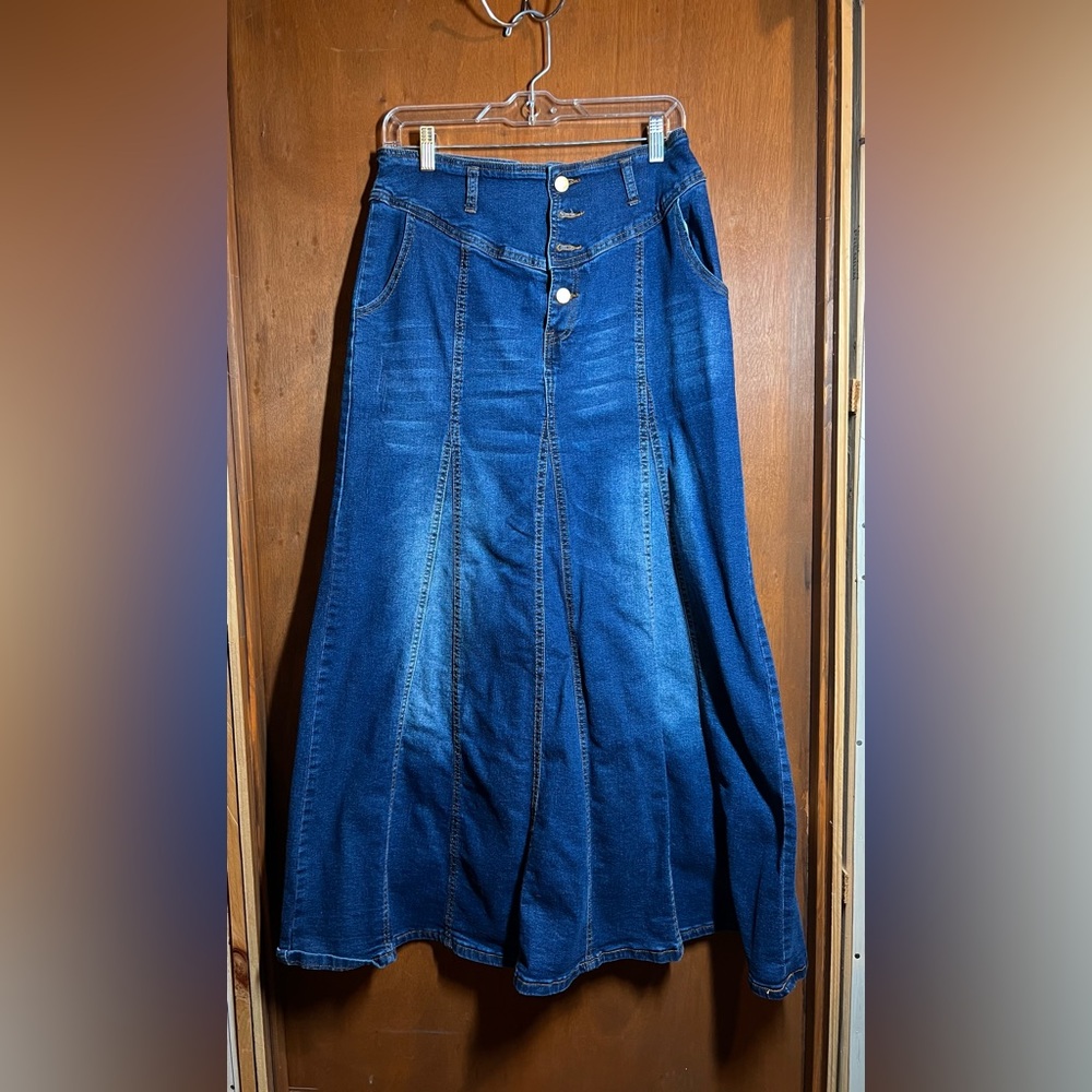👗Chartou Jean Skirt Large